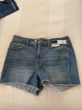 Old Navy Light Blue Denim High Rise Shorts